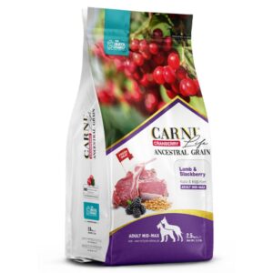 Carni-Life Cranberry Ancestral Grain Lamb & Blackberry Adult Dog Medium & Maxi 2.5 kg
